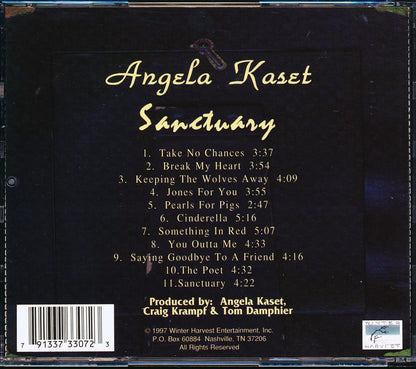 Angela Kaset - Sanctuary [New CD]
