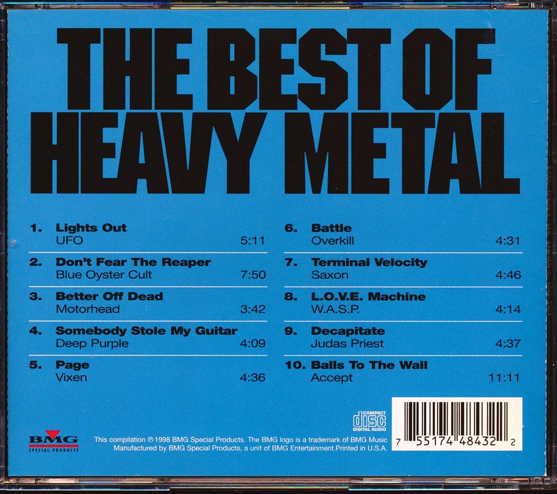Motorhead, Deep Purple, Blue Oyster Cult, Saxon, Judas Priest, Etc. - The Best Of Heavy Metal [New CD]