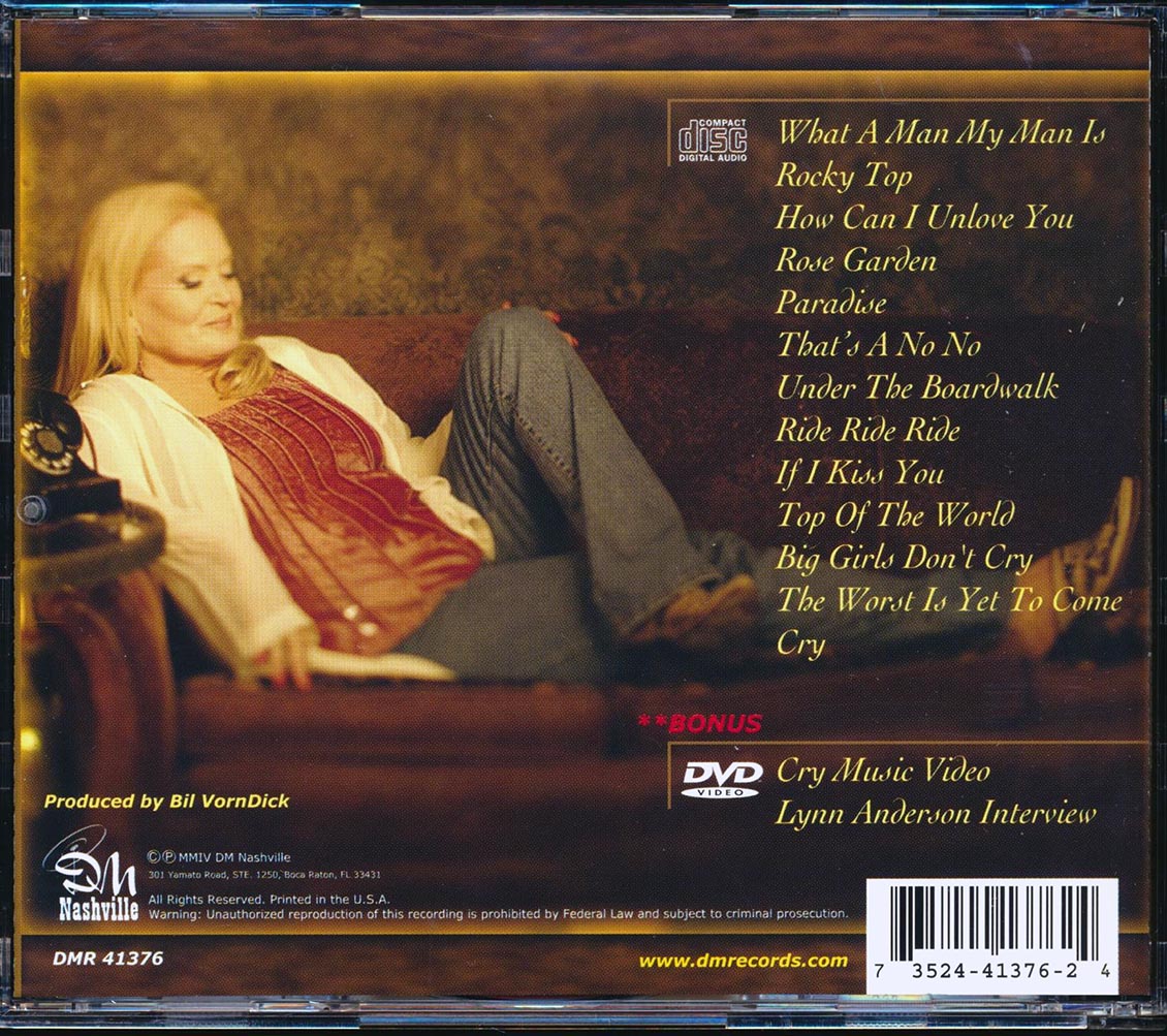 Lynn Anderson - The Bluegrass Sessions (incl. DVD) [New CD]