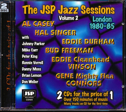 Bud Freeman, Eddie Cleanhead Vinson, Eddie Durham, Etc. - The JSP Jazz Sessions Volume 2: London 1980-85 (29 tracks) (2xCD) [New CD]