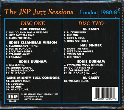 Bud Freeman, Eddie Cleanhead Vinson, Eddie Durham, Etc. - The JSP Jazz Sessions Volume 2: London 1980-85 (29 tracks) (2xCD) [New CD]