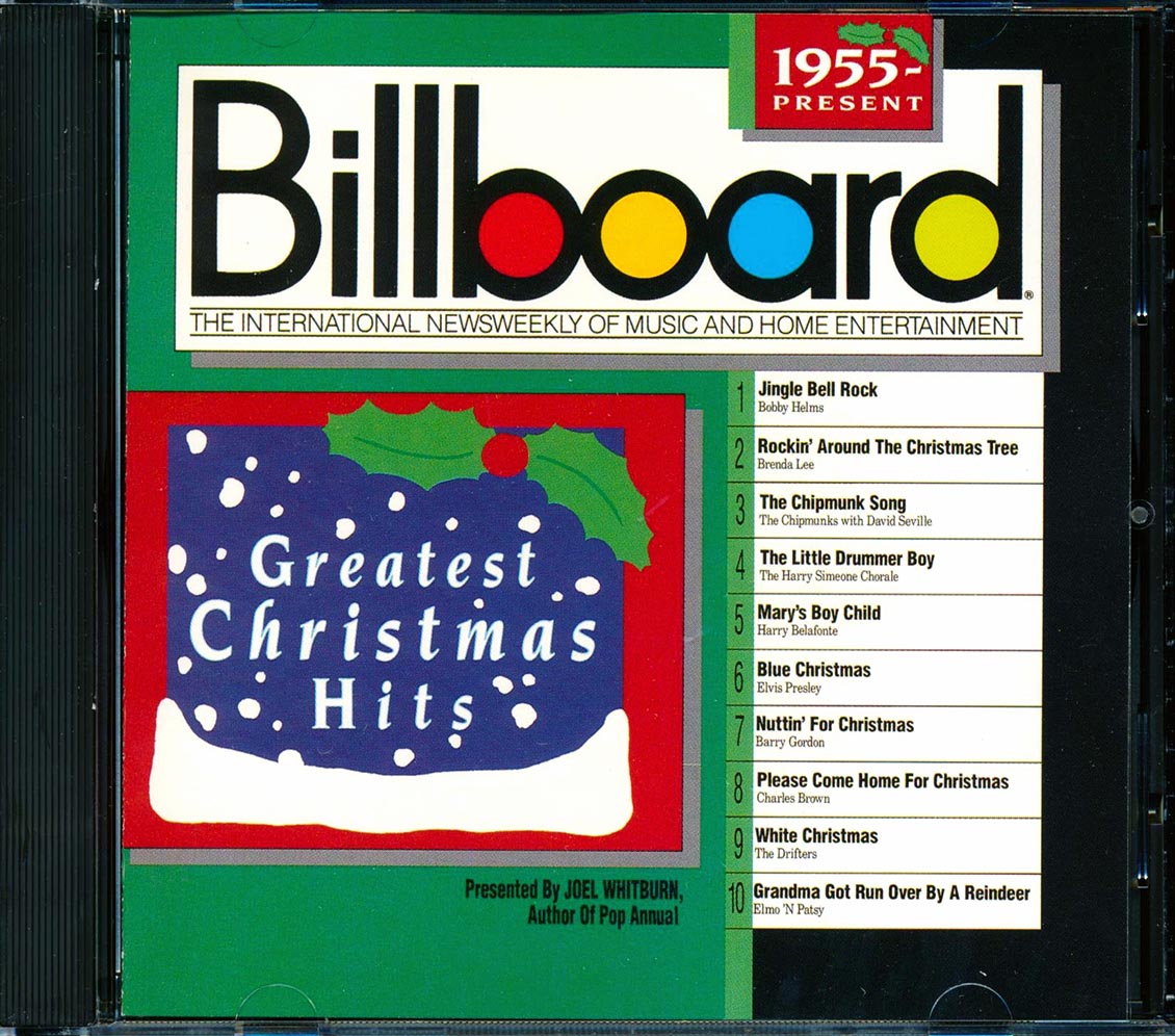 Elvis Presley, The Drifters, Bobby Gordon, The Chipmunks, Brenda Lee, Etc. - Billboard Greatest Christmas Hits 1955-Present [New CD]