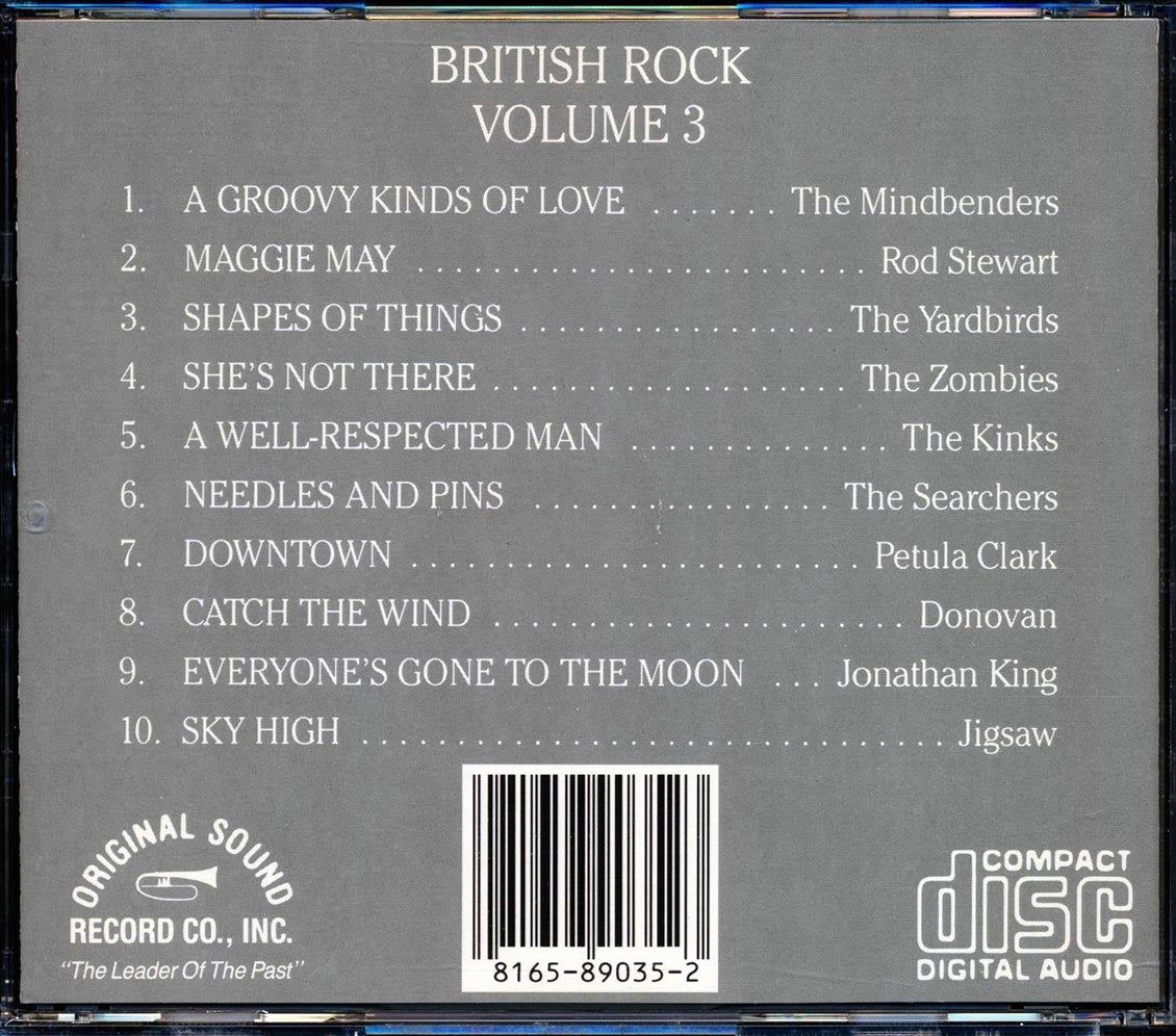 Rod Stewart, The Kinks, The Yardbirds, The Zombies, Donovan, Etc. - British Rock Volume 3 [New CD]