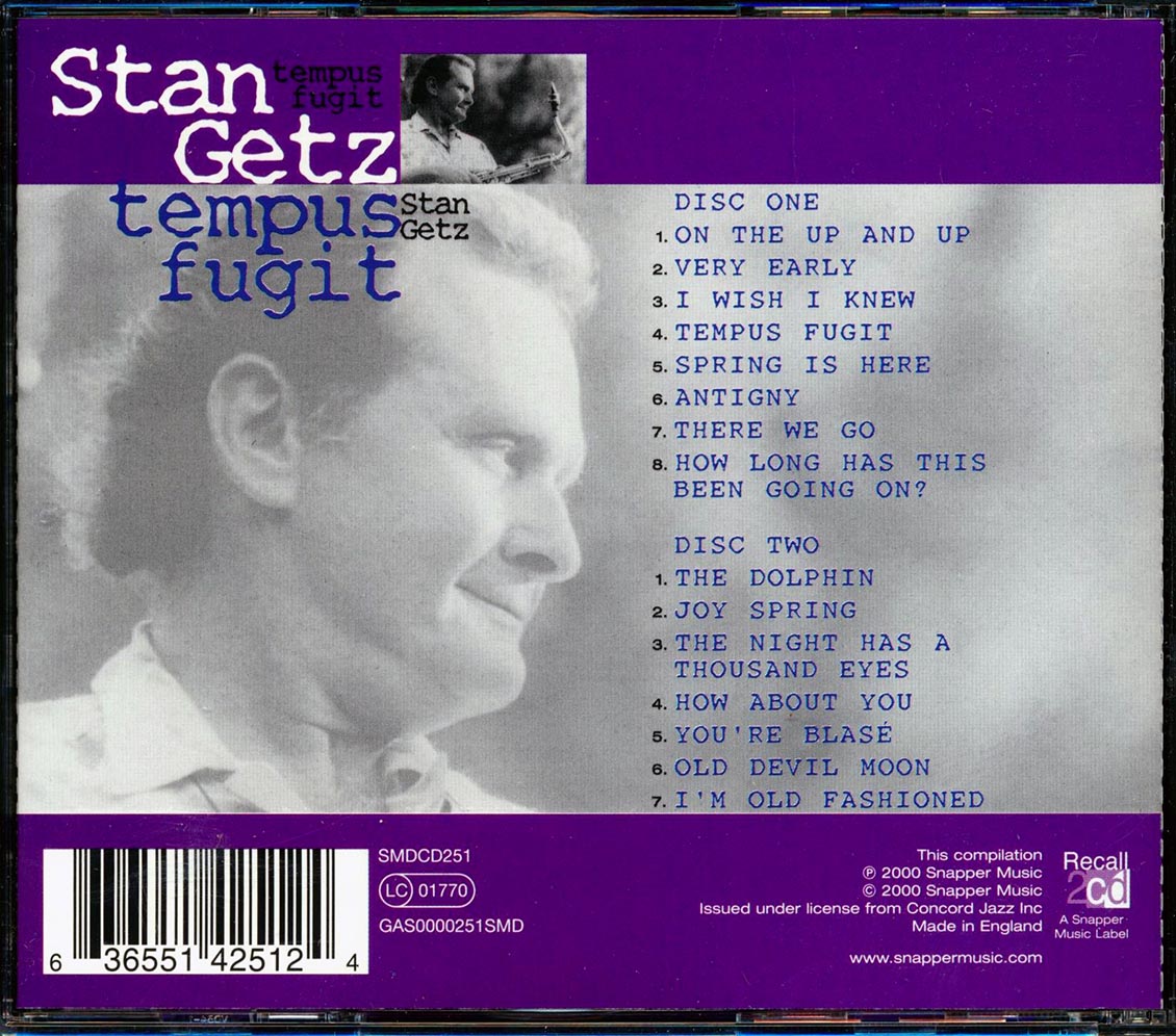 Stan Getz - Tempus Fugit (2xCD) [New CD]