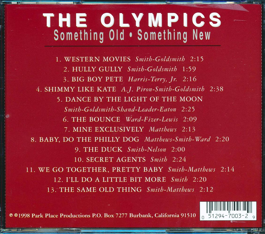 The Olympics - Something Old, Something New [New CD]