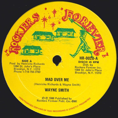 Wayne Smith - Mad Over Me (Extended Mix)  /  Version (orig. press) [New Vinyl Record 12" Single]