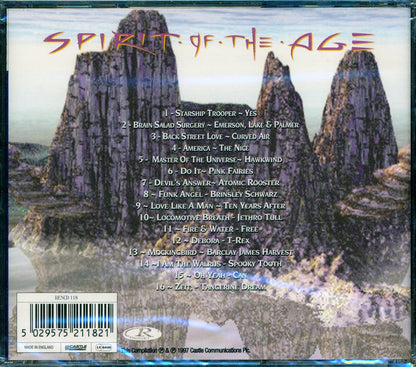 Yes, Jethro Tull, Hawkwind, T-Rex, The Nice, Curved Air, Etc. - Spirit Of The Age [New CD]