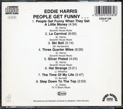 Eddie Harris - People Get Funny [New CD]