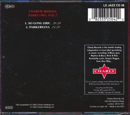 Charlie Mingus - Paris 1964, Volume 2 [New CD]