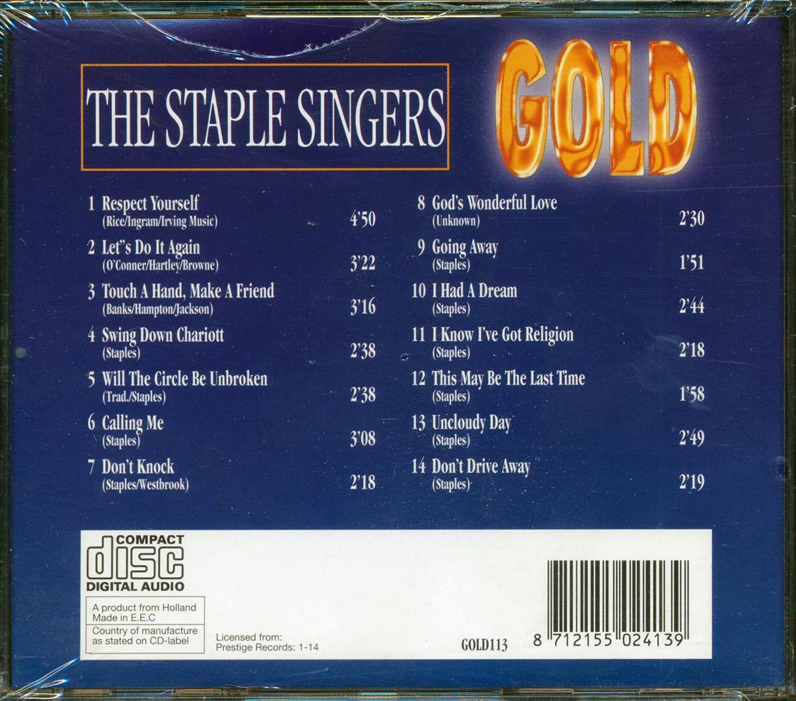 The Staple Singers - Gold [New CD]