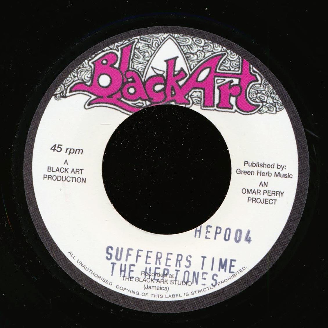 The Heptones - Sufferer's Time  /  The Upsetters - Sufferer's Dub (UK press) [New Vinyl Record 7" Single]