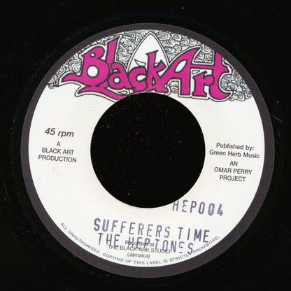 The Heptones - Sufferer's Time  /  The Upsetters - Sufferer's Dub (UK press) [New Vinyl 7"]