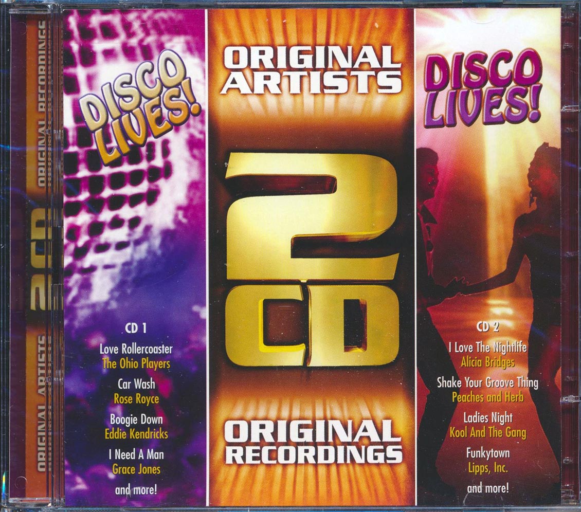 Jackson 5, The Miracles, Rose Royce, Ohio Players, Lipps Inc, Kool & The Gang, Etc. - Disco Lives! (20 tracks) (2xCD) [New] [New CD]