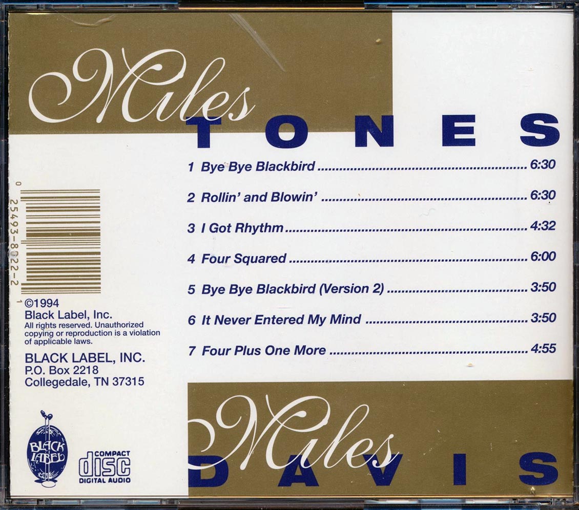 Miles Davis - Miles Tones [New CD]