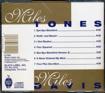 Miles Davis - Miles Tones [New CD]