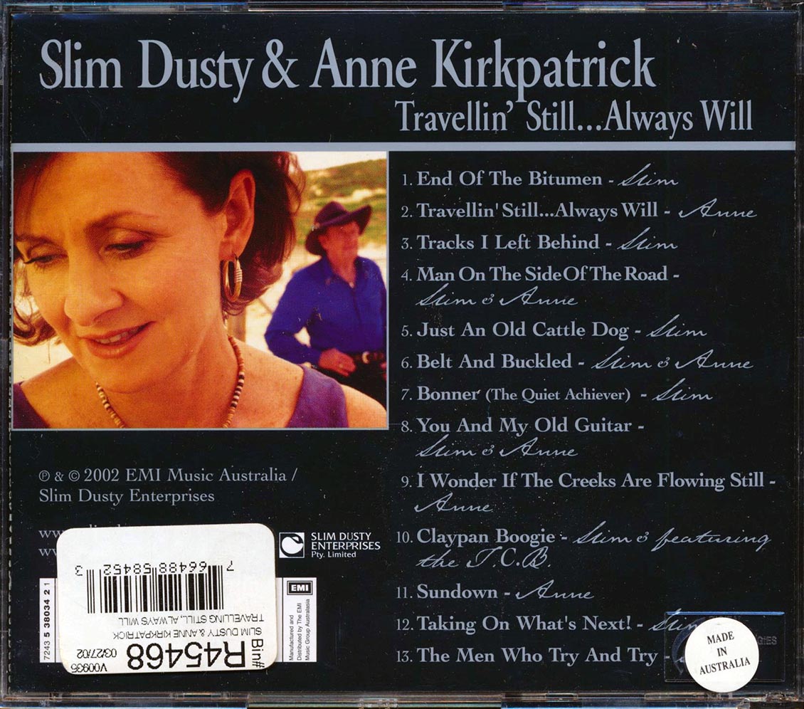Slim Dusty & Anne Kirkpatrick - Travellin' Still Always Will [New CD]