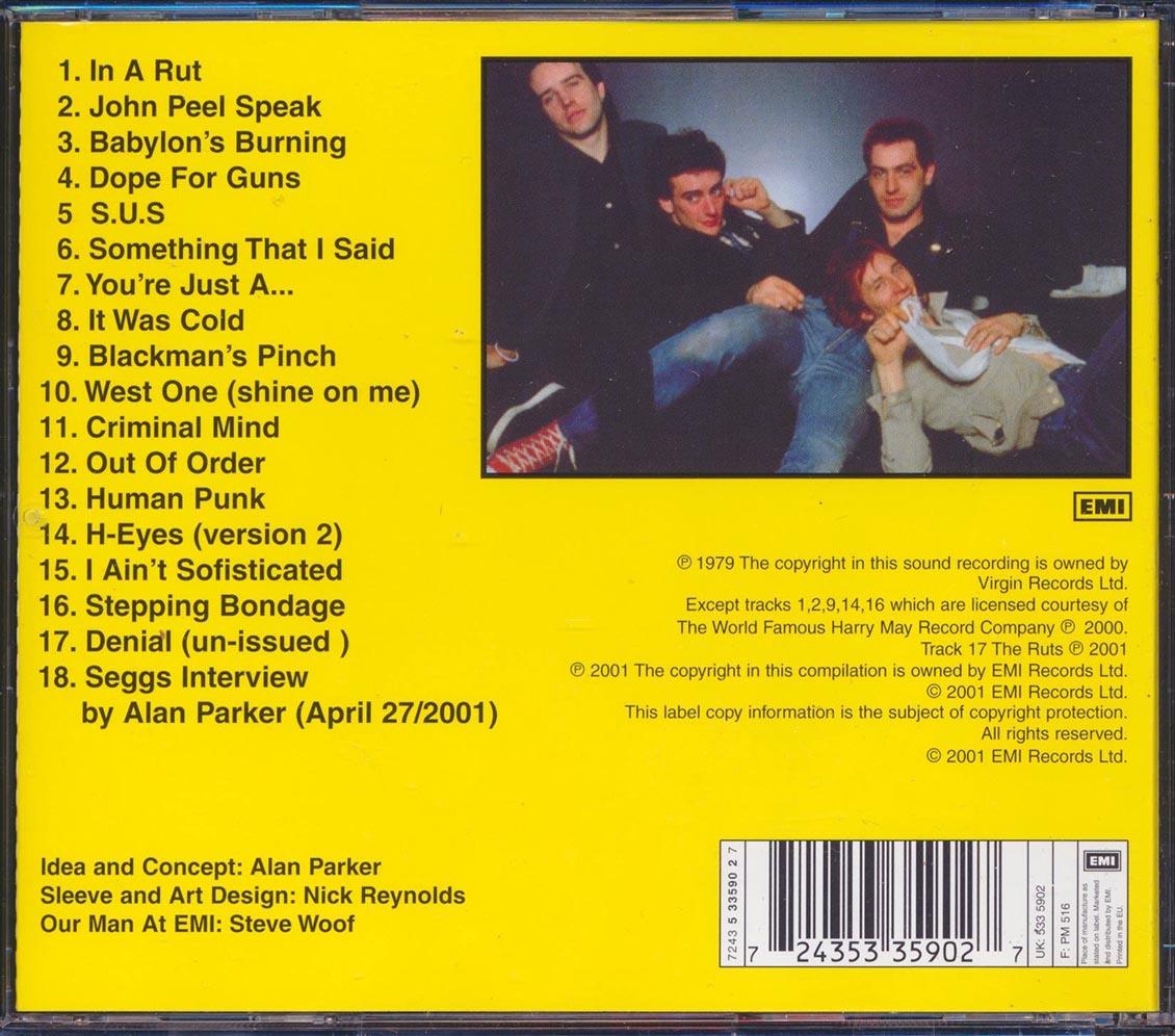 The Ruts - Bustin' Out: The Essential Ruts Collection [New CD]