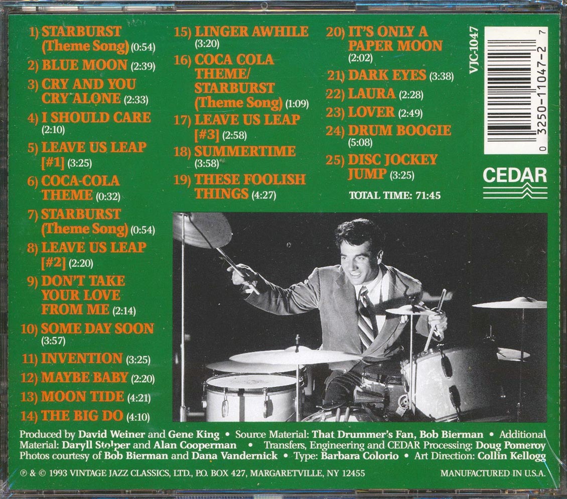 Gene Krupa & The Band That Swings With Strings - Leave Us Leap [New CD]