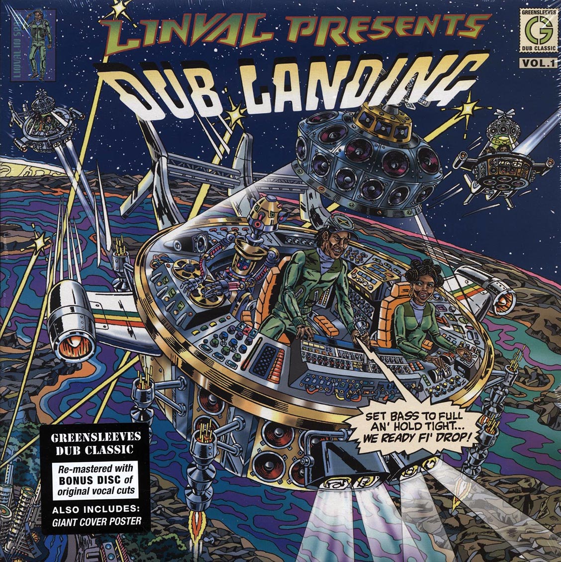 Scientist, The Roots Radics, Barrington Levy, Barry Brown, Jr. Reid, Etc. - Linval Presents Dub Landing + Bonus Vocals Album (2xLP) (remastered) [New Vinyl Record LP]