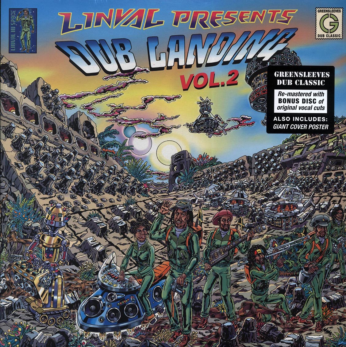 Scientist, Prince Jammy, The Roots Radics - Linval Presents Dub Landing Volume 2 + Bonus Vocals Album (2xLP) [New Vinyl Record LP]