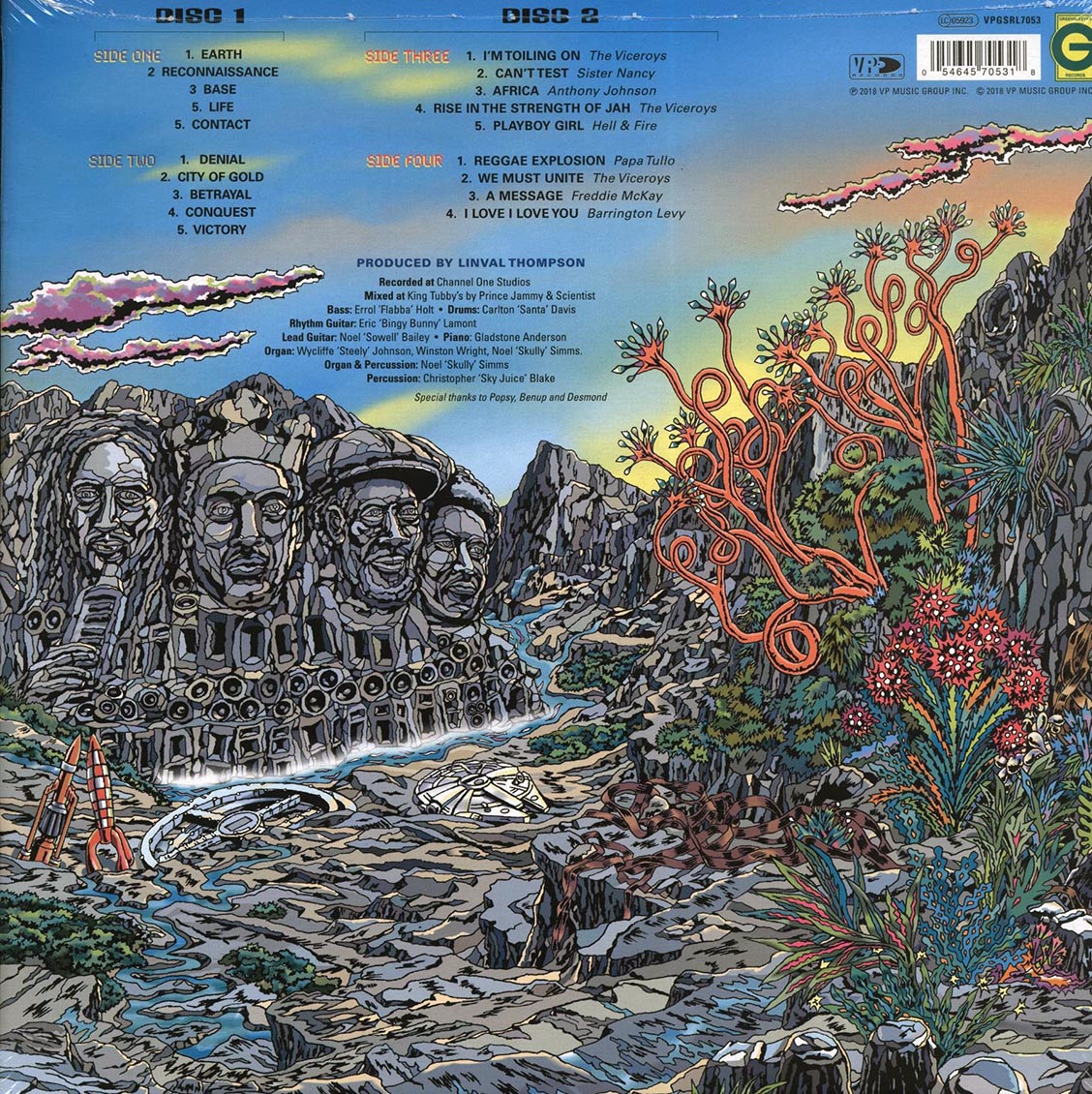 Scientist, Prince Jammy, The Roots Radics - Linval Presents Dub Landing Volume 2 + Bonus Vocals Album (2xLP) [New Vinyl LP]