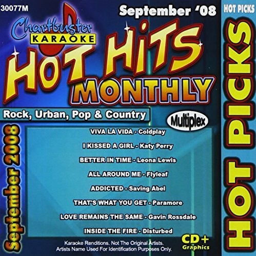 Karaoke: Hot Hits September 2008 / Various - Karaoke: Hot Hits September 2008 / Various Music CD
