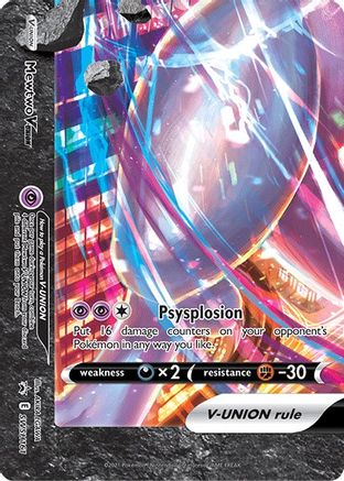 Mewtwo V-UNION SWSH161/307 - SWSH Sword & Shield Promo Cards Holofoil