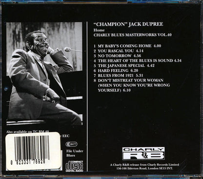 Champion Jack Dupree - Home: Charly Blues Masterworks Vol. 40 [New CD]