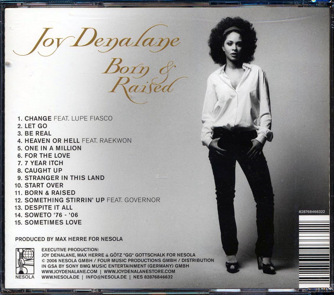 Joy Denalane - Born & Raised [New CD]