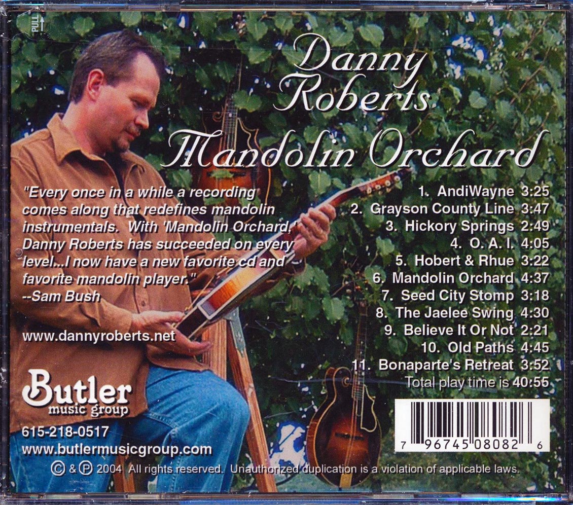 Danny Roberts - Mandolin Orchard [New CD]