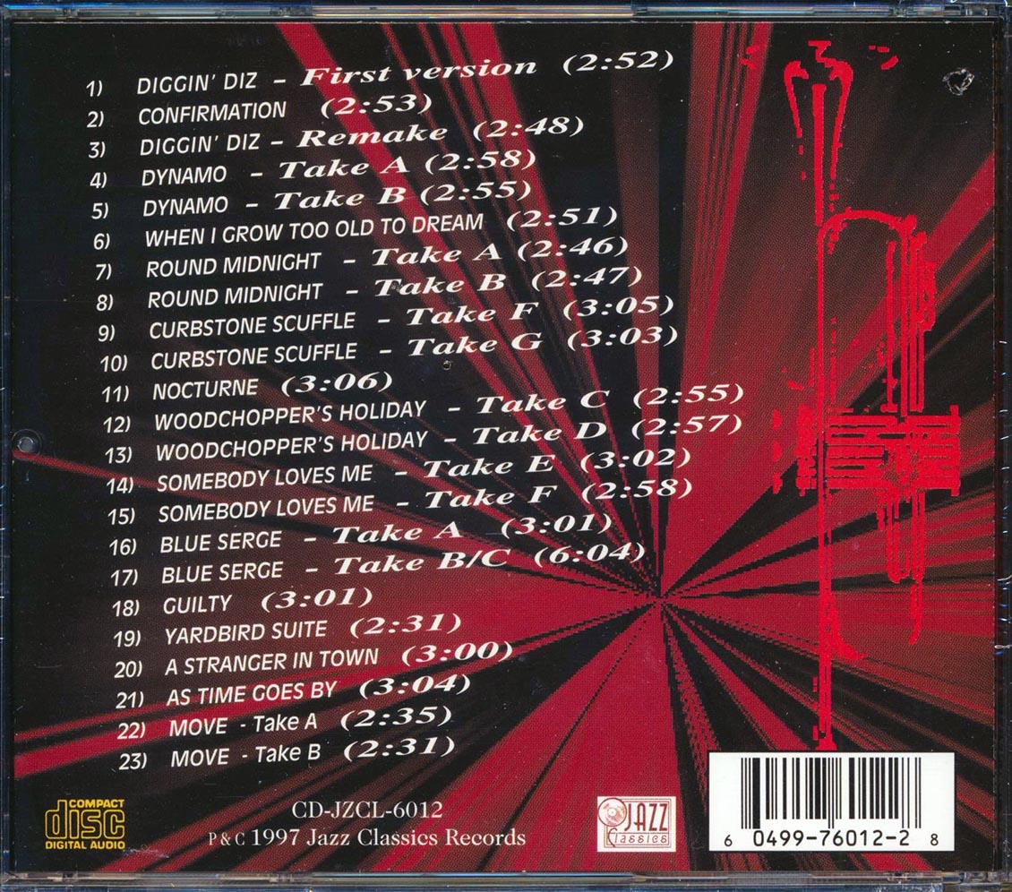 Dizzy Gillespie, Sonny Bergman, Fats Navarro, Etc. - Modern Jazz Trumpets: The Complete Dial Masters (23 tracks) [New CD]