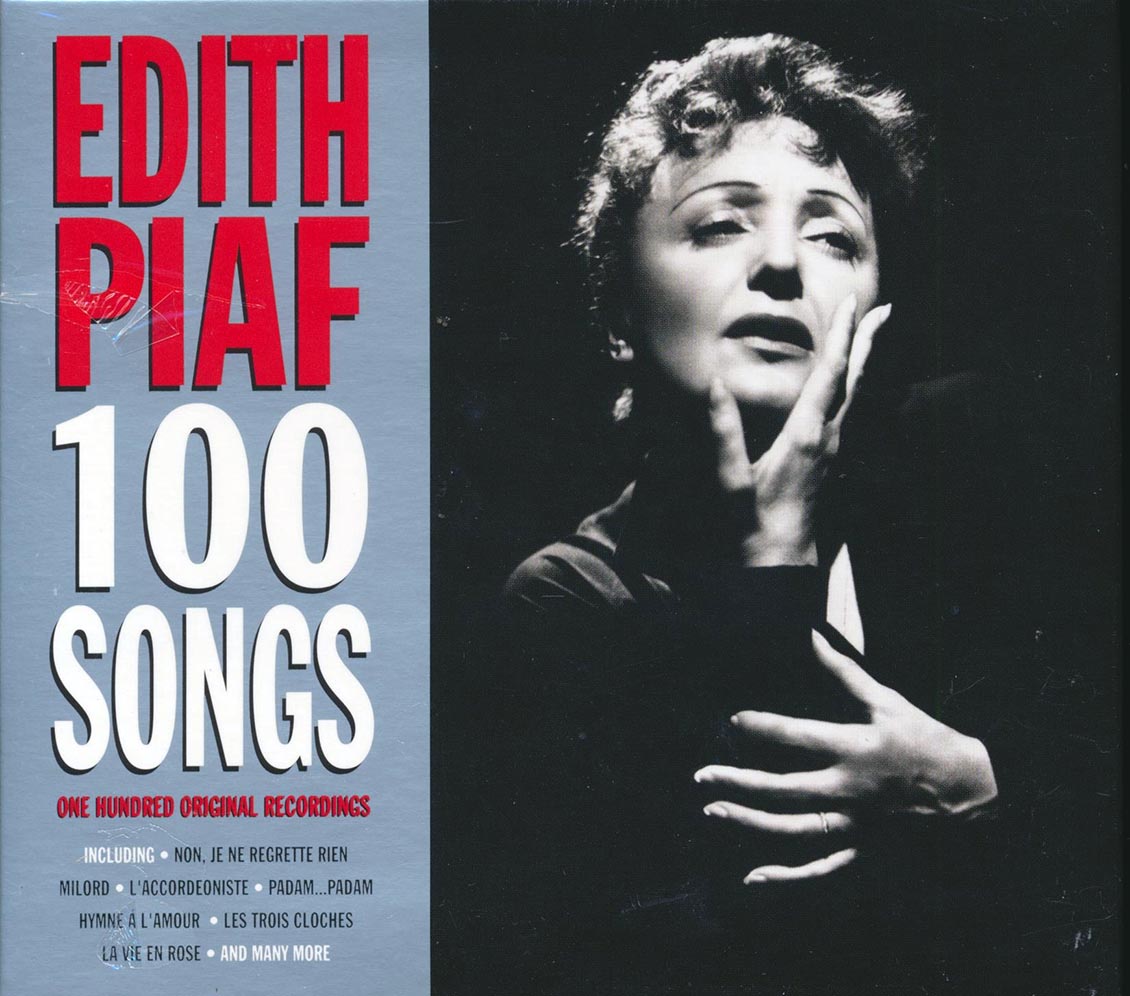 Edith Piaf - 100 Songs (100 tracks) (4xCD) (deluxe 4-fold digipak) [New CD]