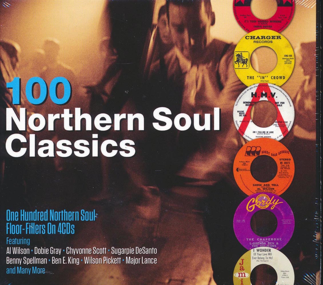 Etta James, Wilson Pickett, Sam Cooke, Ben E King, Al Wilson, Etc. - 100 Northern Soul Classics (100 tracks) (4xCD) (deluxe 4-fold digipak) [New CD]