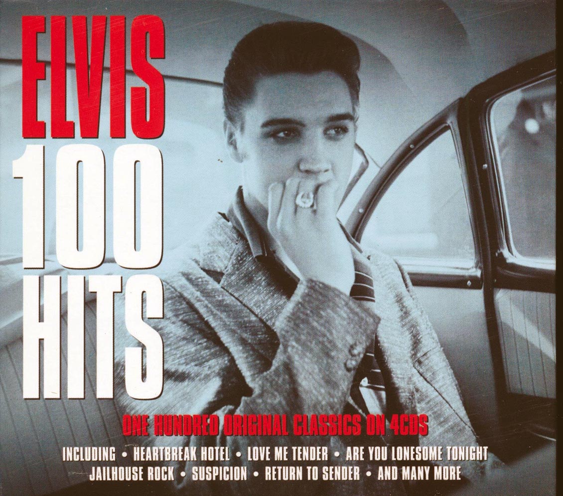 Elvis Presley - 100 Hits (100 tracks) (4xCD) (deluxe 4-fold digipak) [New CD]