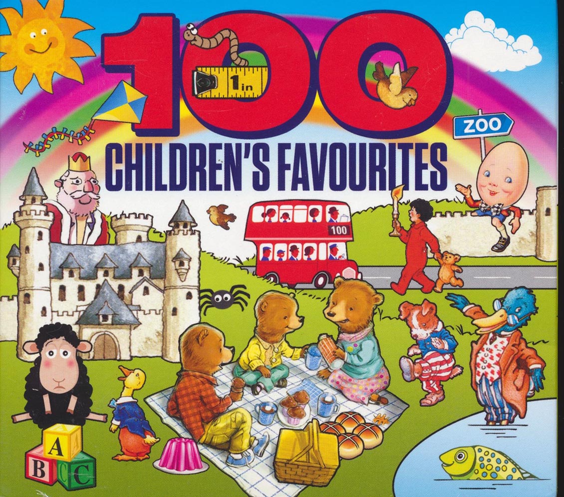 Various - 100 Children's Favourites (100 tracks) (4xCD) (deluxe 4-fold digipak) [New] [New CD]