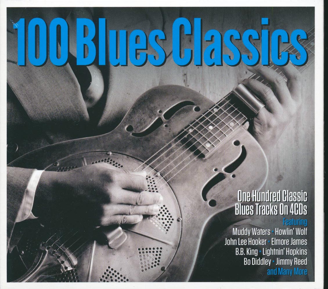 BB King, Muddy Waters, John Lee Hooker, Elmore James, Etc. - 100 Blues Classics (100 tracks) (4xCD) (deluxe 4-fold digipak) [New CD]