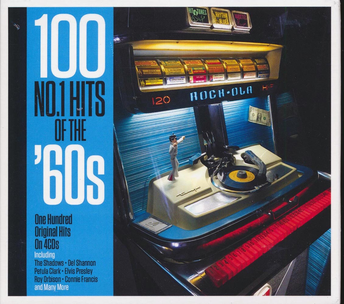 Elvis Presley, Del Shannon, Roy Orbison, Cliff Richard, Etc. - 100 No. 1 Hits Of The '60s (100 tracks) (4xCD) (deluxe 4-fold digipak) [New CD]