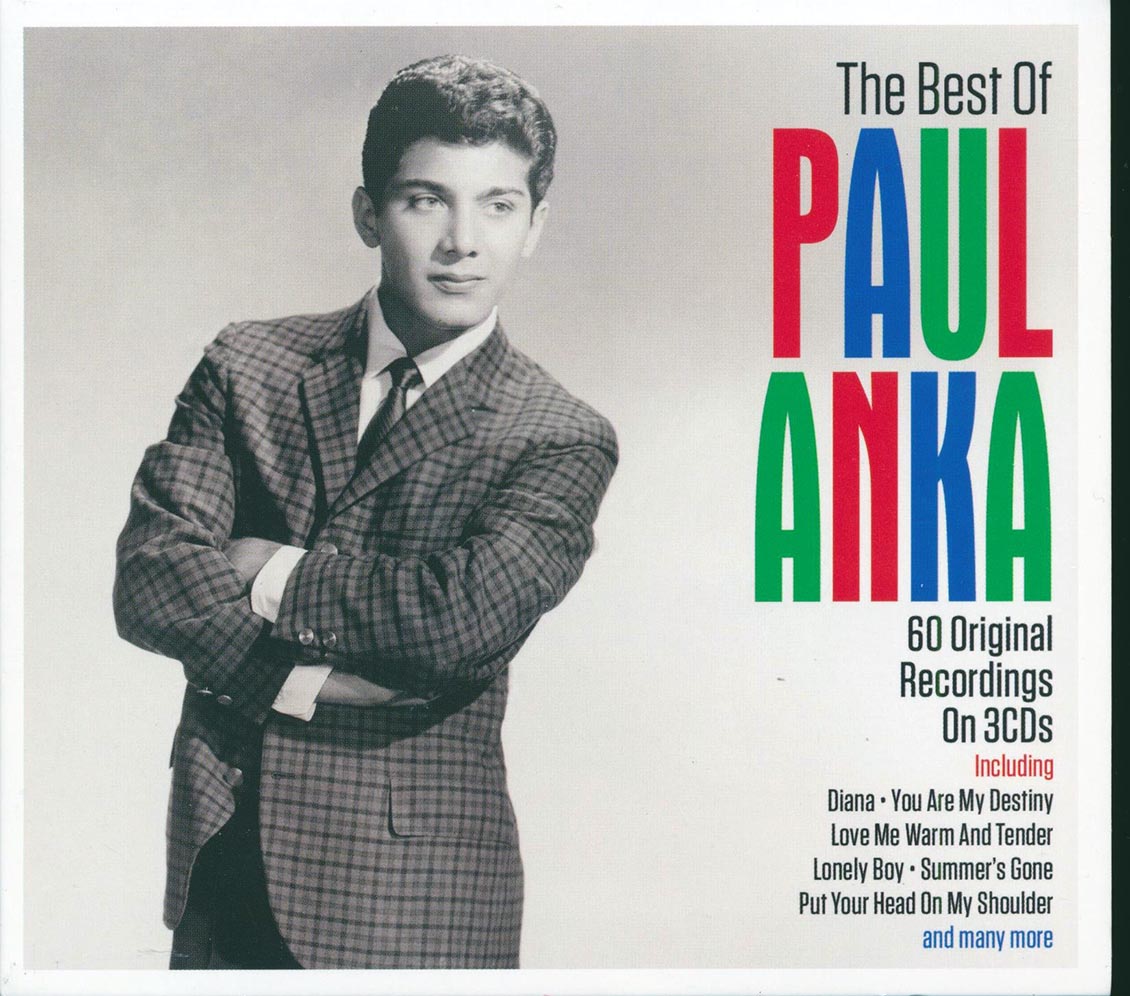 Paul Anka - The Best Of Paul Anka (60 tracks) (3xCD) (deluxe 3-fold digipak) [New CD]