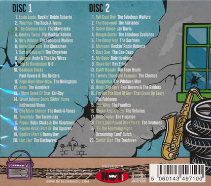 Paul Revere & The Raiders, The Kingsmen, The Trashmen, The Rivingtons, Etc. - The Early Sounds Of Garage Rock (40 tracks) (2xCD) [New CD]