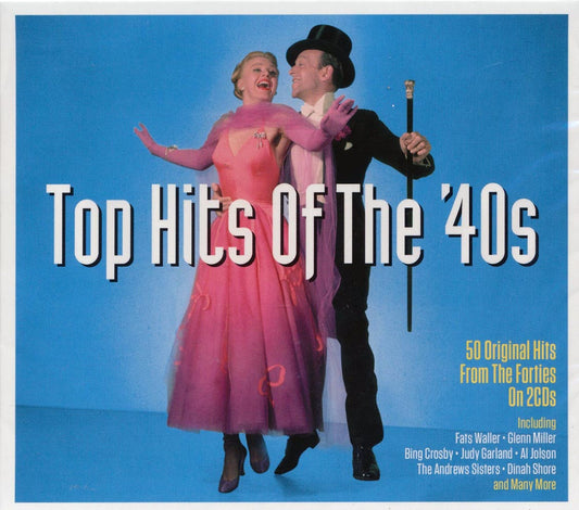 Fats Waller, Glenn Miller, Bing Crosby, Etc. - Top Hits Of The '40s (50 tracks) (2xCD) [New CD]
