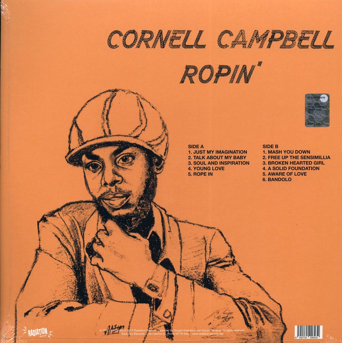 Cornell Campbell - Ropin' [New Vinyl Record LP]
