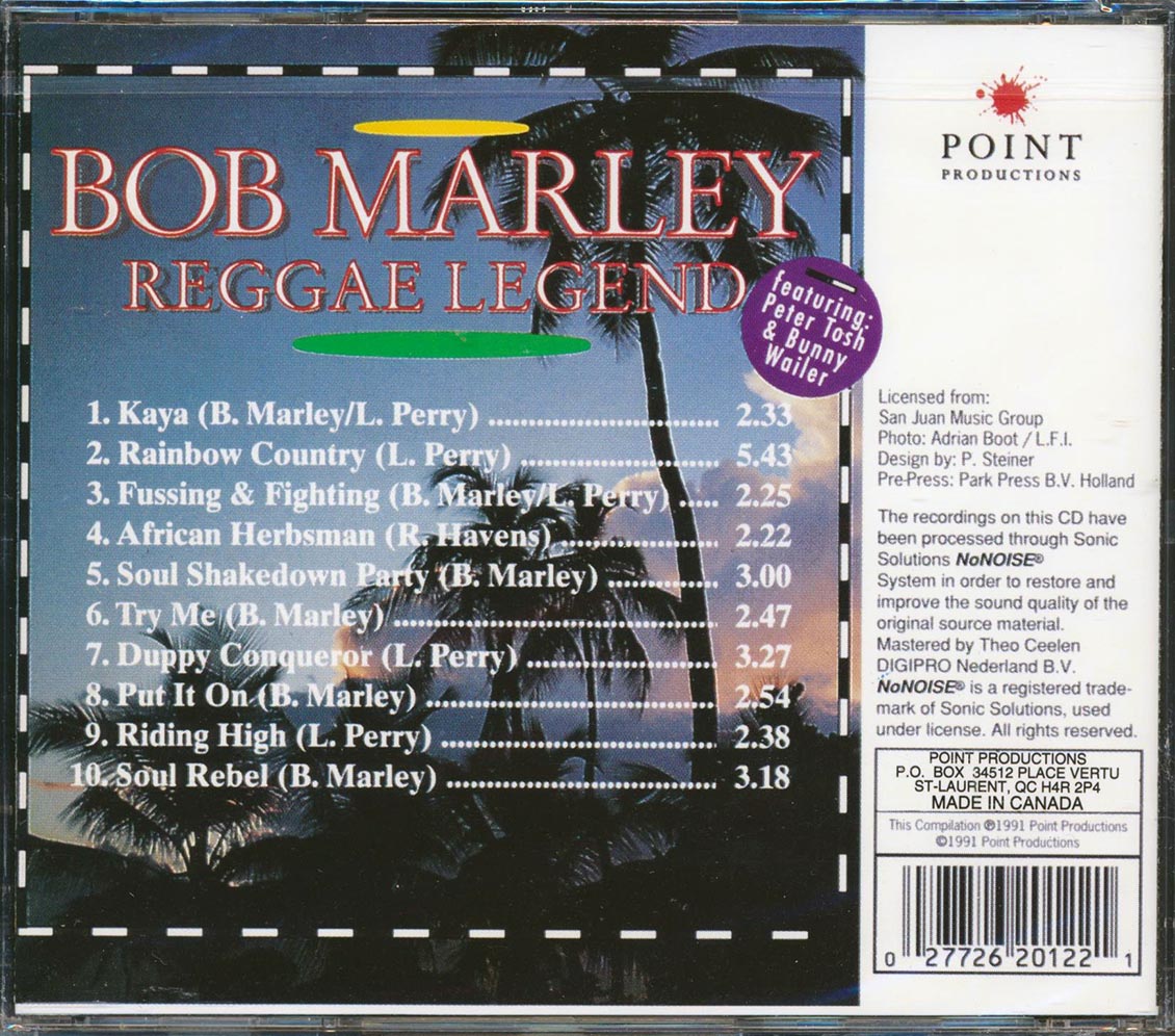 Bob Marley - Reggae Legend (remastered) [New CD]