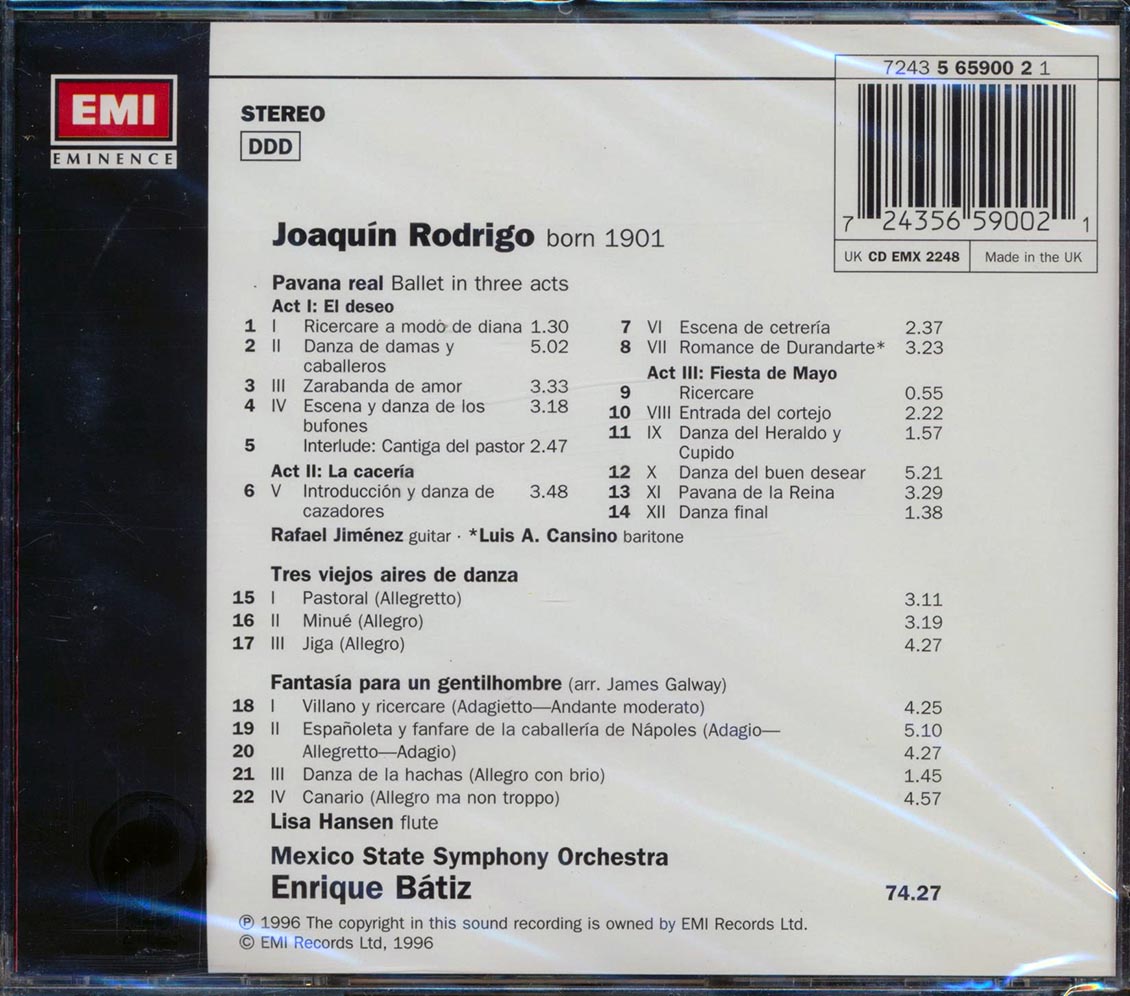 Rodrigo - Orchestral Works 1 (22 tracks) [New CD]