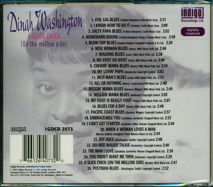 Dinah Washington - A Slick Chick: On The Mellow Side (26 tracks) [New CD]