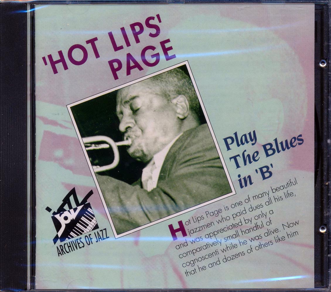 Hot Lips Page - Play The Blues In 'B' [New] [New CD]