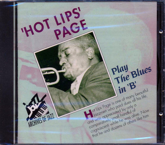 Hot Lips Page - Play The Blues In 'B' [New CD]