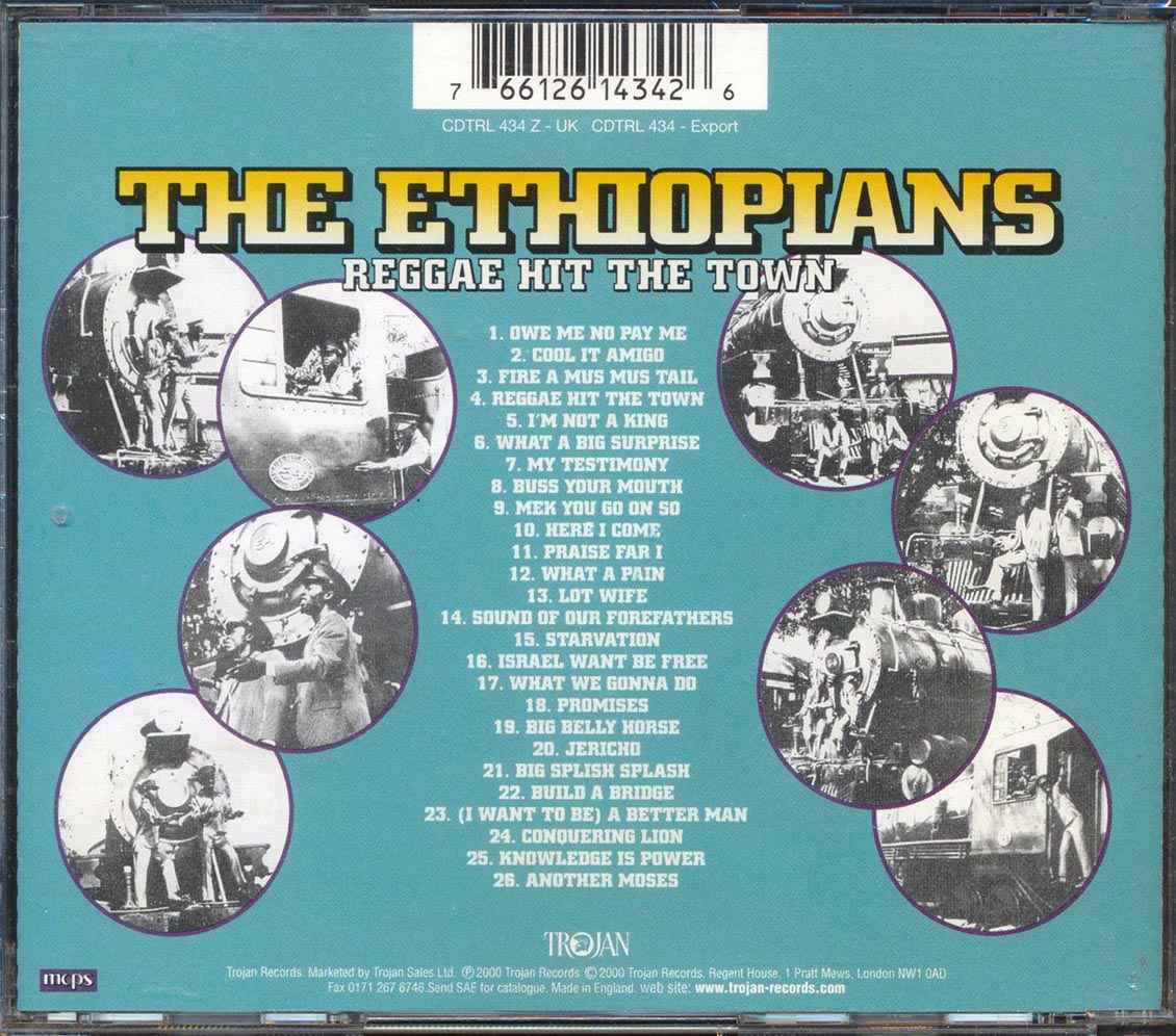The Ethiopians - Reggae Hit The Town (26 tracks) [New CD]