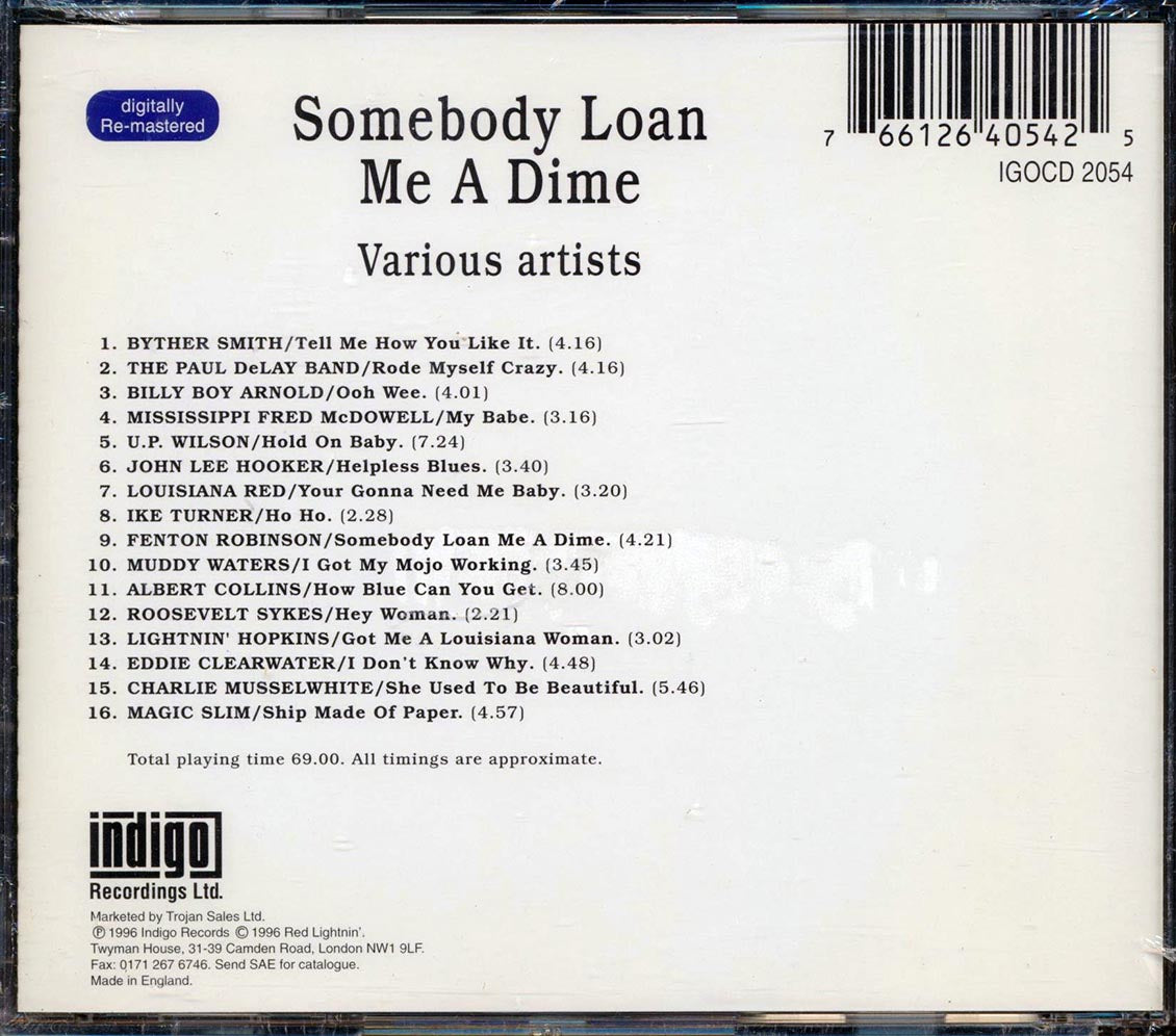 Muddy Waters, Lightnin' Hopkins, Ike Turner, Etc. - Somebody Lend Me A Dime (remastered) [New CD]