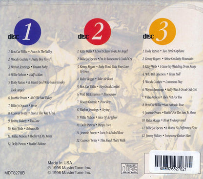 Dolly Parton, Box Car Willie, Waylon Jennings, Kenny Rogers, Etc. - Country Classics (36 tracks) (3xCD) [New CD]