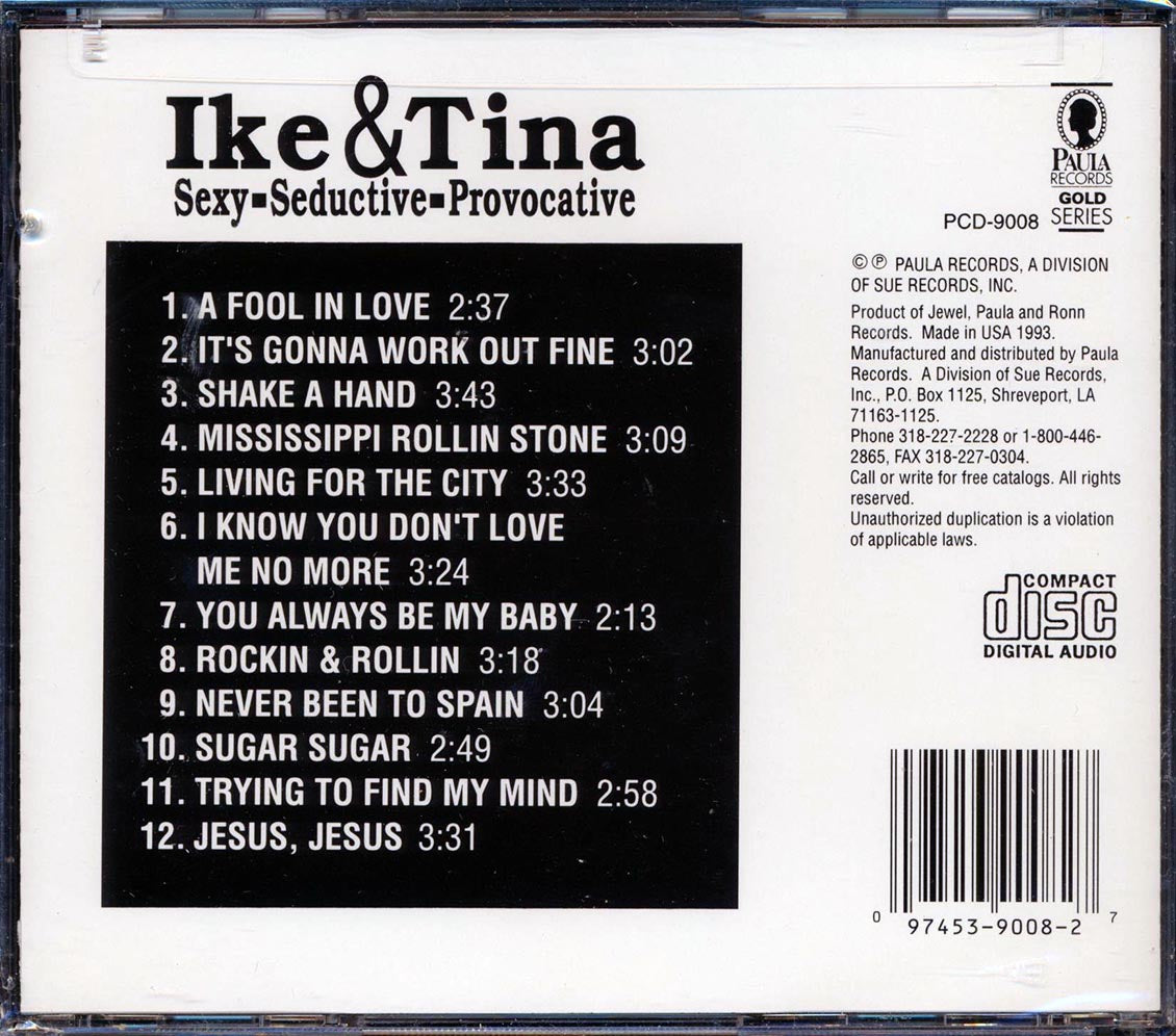 Ike & Tina Turner - Sexy, Sedective, Provocative [New CD]